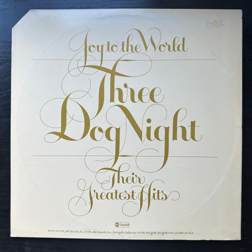 Three Dog Night - Joy To The World - Their Greatest Hits (США 1975г.)