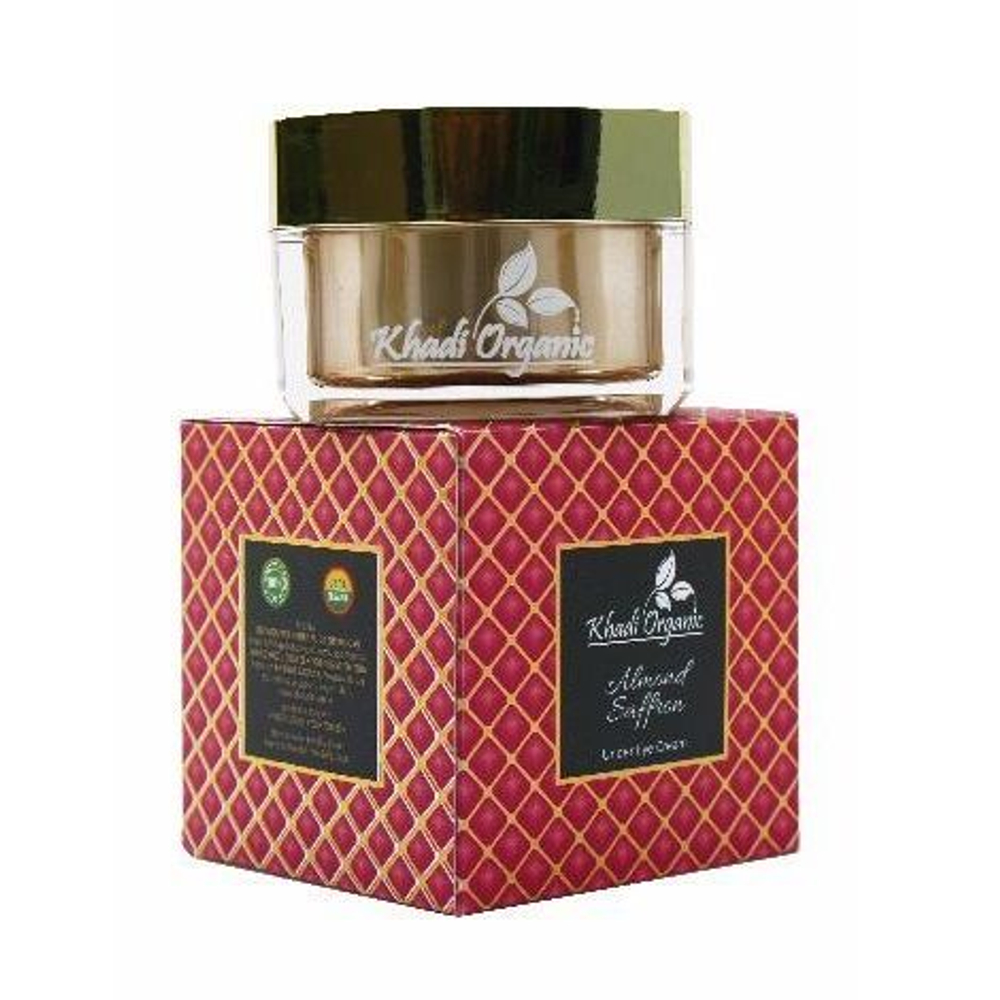 Крем для кожи вокруг глаз шафран миндаль Indian Khadi