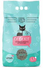 СИ СИ КЭТ Наполнитель комкующийся для кошек, 5,3 л