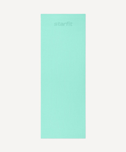 Коврик для йоги и фитнеса FM-101, PVC, 183x61x0,4 см, мятный