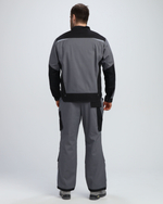 Куртка Милан CH (тк.Смесовая,260), т.серый/черный