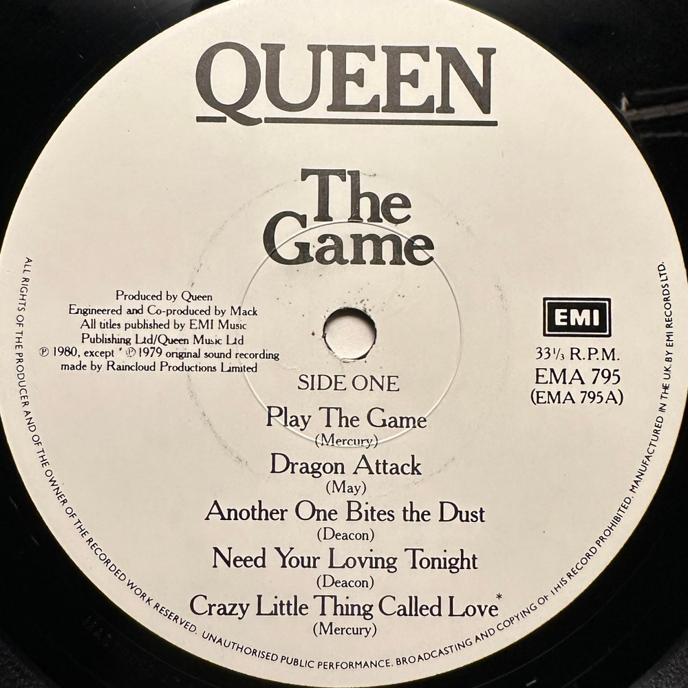 Queen - The Game (Англия 1980г.)