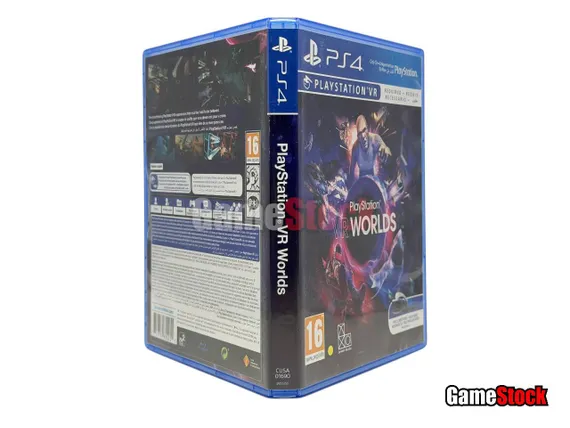 PS4 PlayStation VR Worlds (только для PS VR) (Б/У, Полностью на русском языке, CUSA-01690)