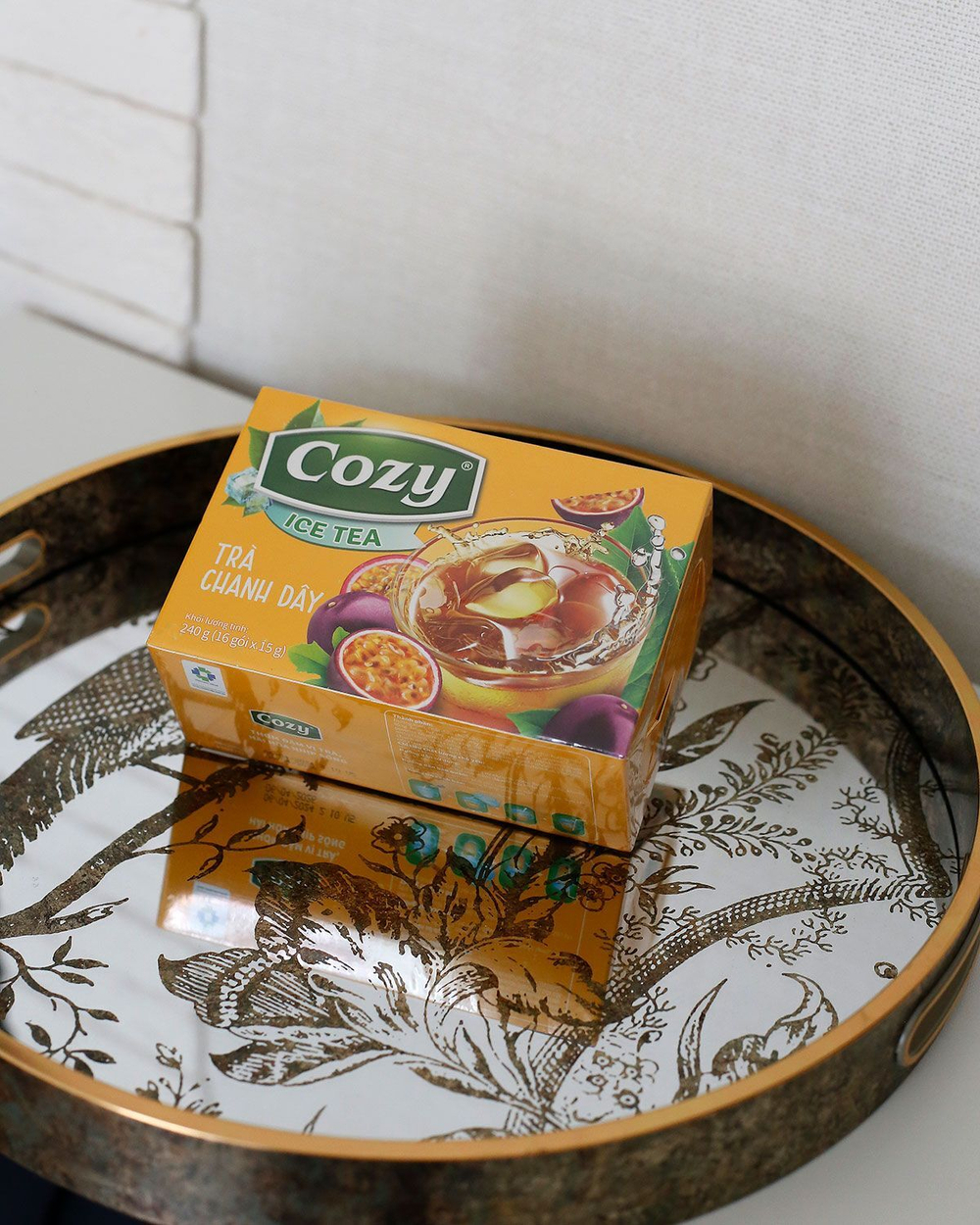 Чай COZY растворимый со вкусом МАРАКУЙЯ 240 г
