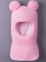 Шапка шлем детская зимняя вязаная