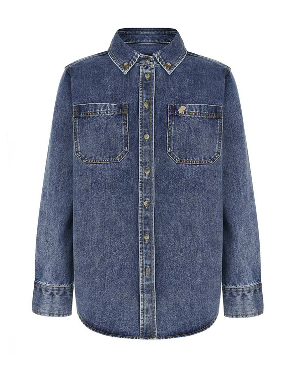 Рубашка джинсовая