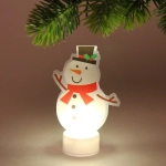 Сувенир с подсветкой «Привет от Снеговика» 10,5*7 см