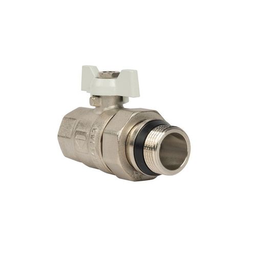 Кран шаровый со сгоном 3/4" бабочка HLV