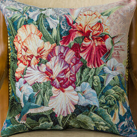 Гобеленовая наволочка "D. В РАЙСКОМ САДУ", Россия.