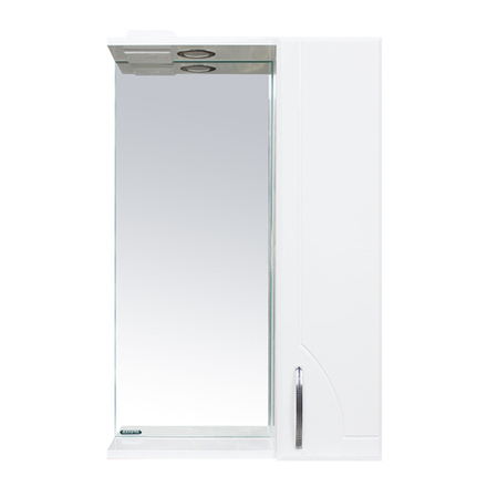 Шкаф с зеркалом для ванной Sanita Идеал-01, 80 x 52 x 17,6 см