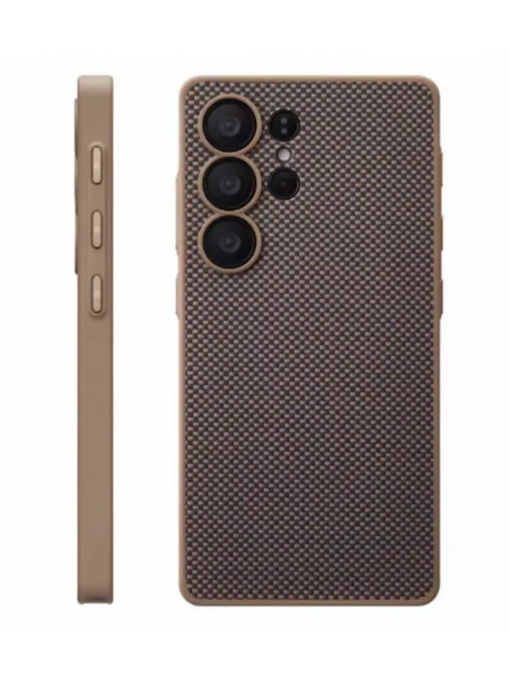 PITAKA Pin Button case for Samsung Galaxy S25 Ultra (Pin Button Black gold)