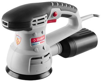 Орбитально-шлифовальная машина ЗУБР ЗОШМ-450-125,450Вт
