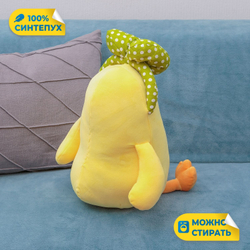Мягкая игрушка Цыпленок KiDWoW велюровая курочка для девочек и мальчиков, для детей в подарок