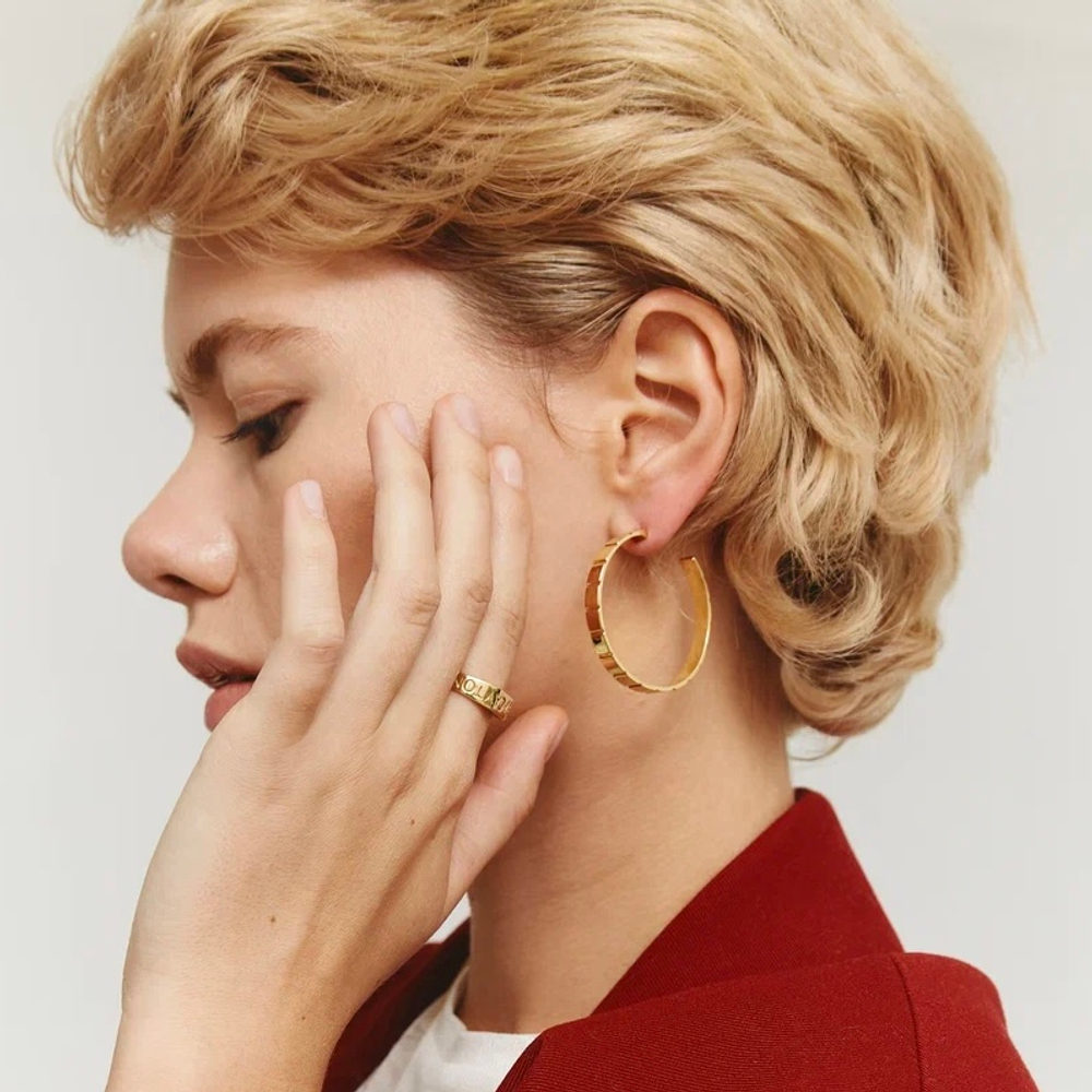 Серьги MUTUL позолота