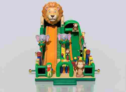 Коммерческий надувной батут «Дикая саванна» 14×9×9 м