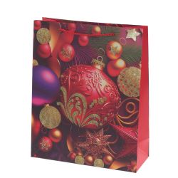 GAEM Пакет подарочный (бумага 210г/м2, блок микс 12шт), L31 W12 H40 см, 4в.