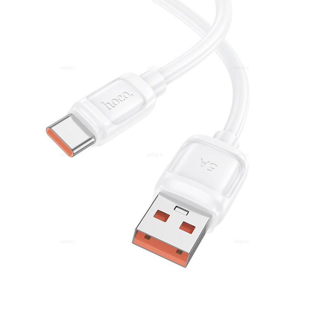 Кабель USB на Type-C 100W Hoco X115 (white)
