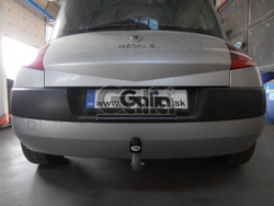 Фаркоп оцинкованный Galia R068A для Renault Grand Scenic II, Scenic II, Megane II хетчбек 2004-2009(паспорт и сертификат в комплекте)(без электрики)