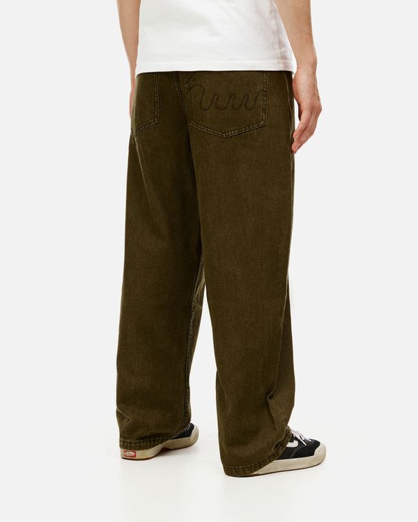 Джинсы Baggy темно-зеленые - фото 3