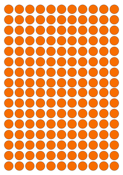 Виниловые наклейки для упаковки и маркировки Policomprint M10. 10 мм. 176 шт.