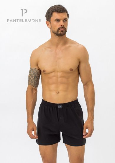 Трусы мужские семейные для больших мужчин Pantelemone PMBB-039, черный