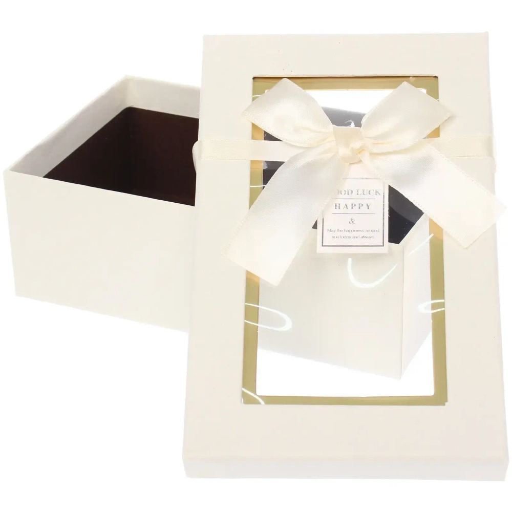 Коробка подарочная «Нежная душа» 19*12*6.5 см, Молочный