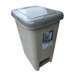 Мусорное ведро с педалью "Слим" 25л песочный