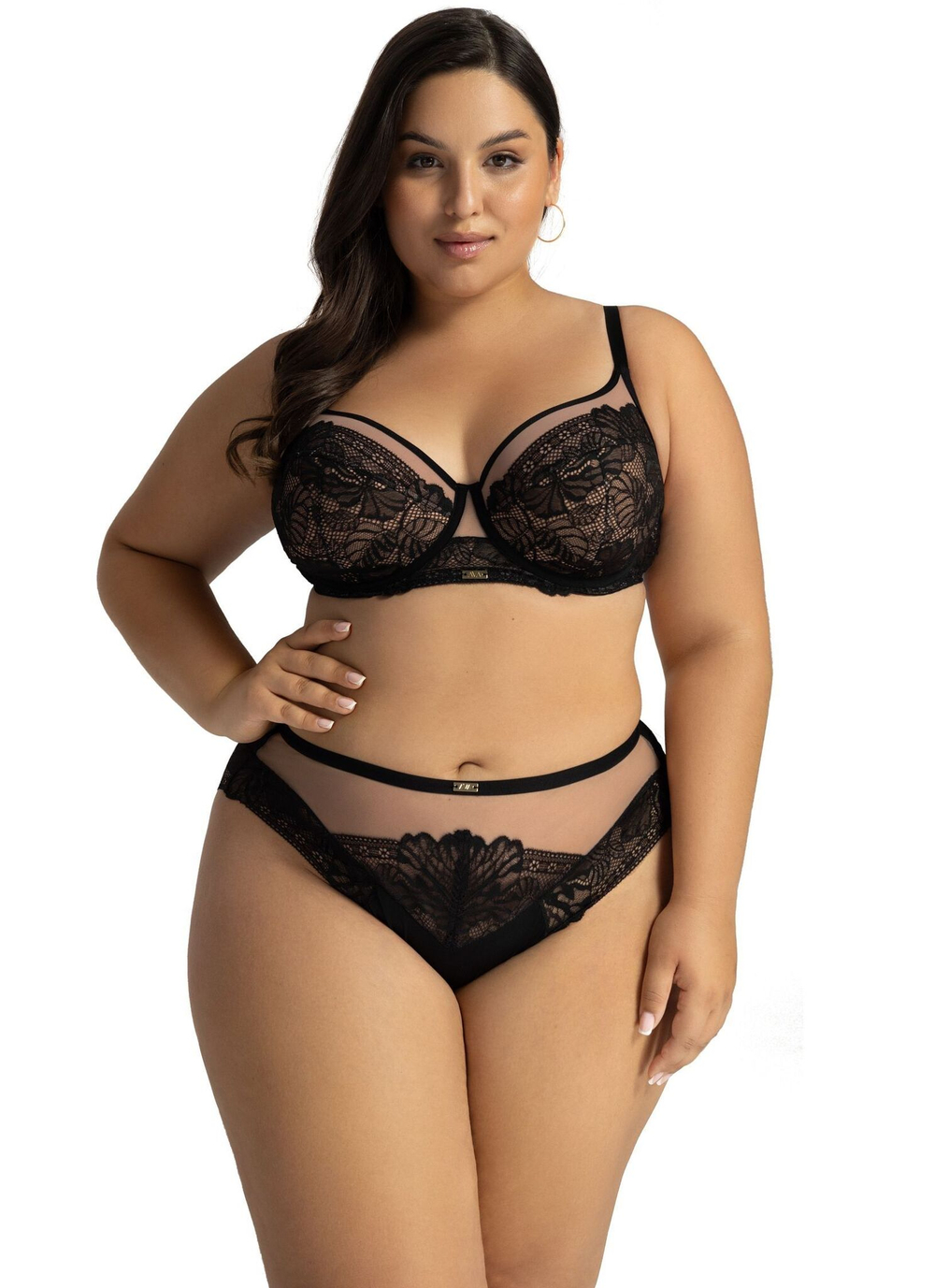 Бюстгальтер Harmony с чашками на тонком поролоне (Размер: 95D) (Цвет: черный)