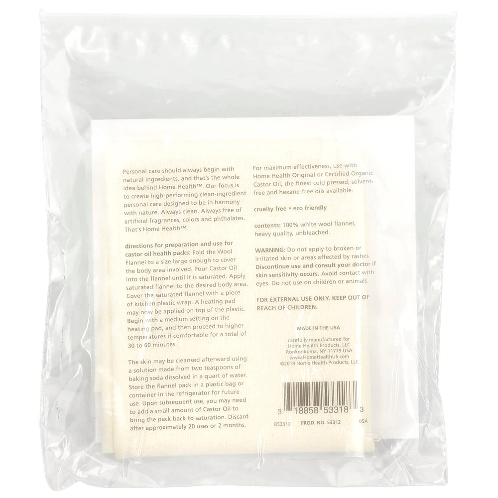 Home Health, Шерстяная фланель, небольшого размера, 1 шт.