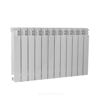 Радиатор биметаллический РБС 500 5 секций Qну=875 Вт RAL 9016 (белый) Ogint