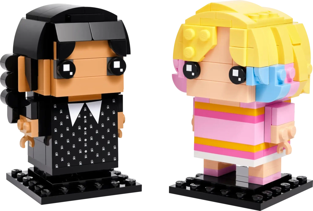 Конструктор LEGO BrickHeadz Wednesday 40750 Уэнздей и Энид