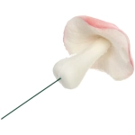 Фигура на спице «Грибочек - Мухомор затейник» 5,5*6 см (общ.высота 10 см), красный