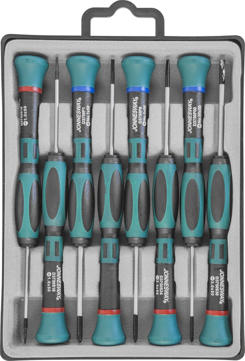 Набор отвёрток для точной механики 50 мм Jonnesway D3750P08S