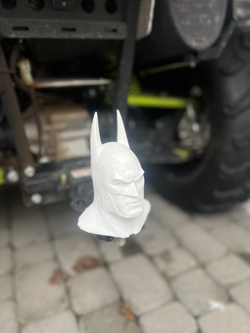 Колпачок на фаркоп Бэтмен Batman, диаметр шара фаркопа 50 мм, белый
