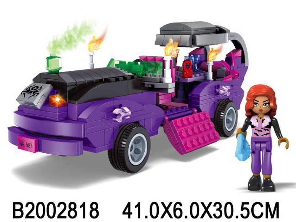 Конструктор блочный Аусини для девочек, коробка 25738