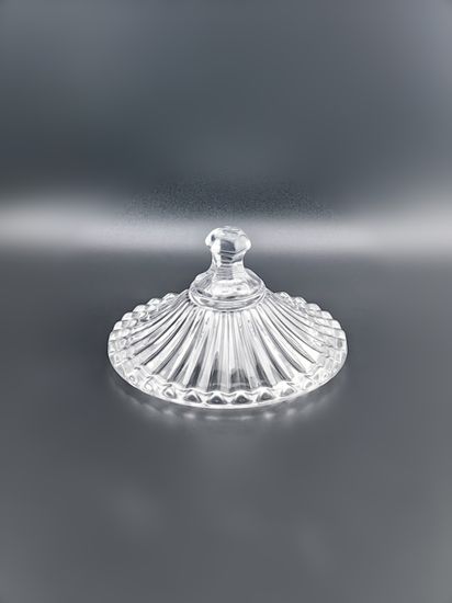 Сахарница из стекла 340 мл. с крышкой