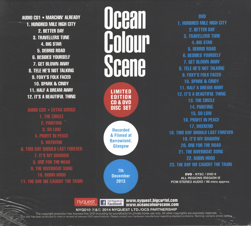 Ocean Colour Scene / Marchin' Already Live (At The Glasgow Barrowland)(Limited Edition)(2CD+DVD)