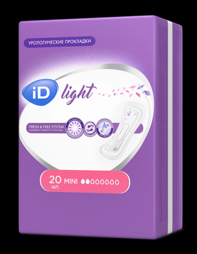 ID Light прокладки урологические mini 20шт