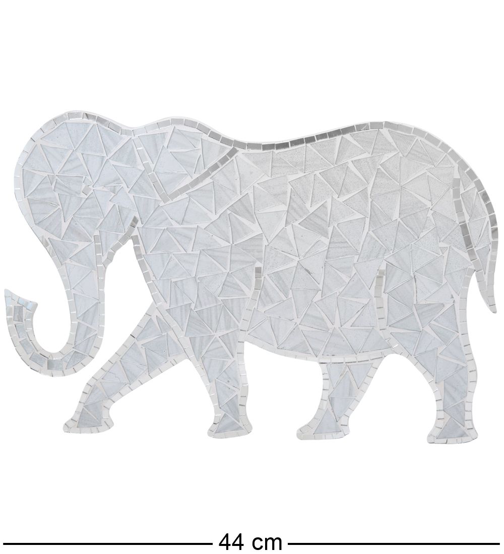 Decor and Gift 48-007-02 Панно «Слон» набор из семи (мозаика, о.Бали)