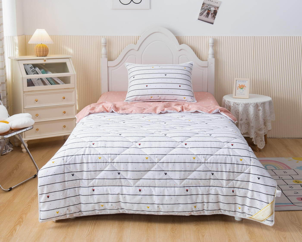 Детское постельное белье 1.5 спальное Sofi De MarkO Микки розовое