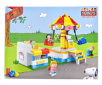 Констр. блочный Бан Бао "Карусели пса Снупи" 518 эл. коробка 7505