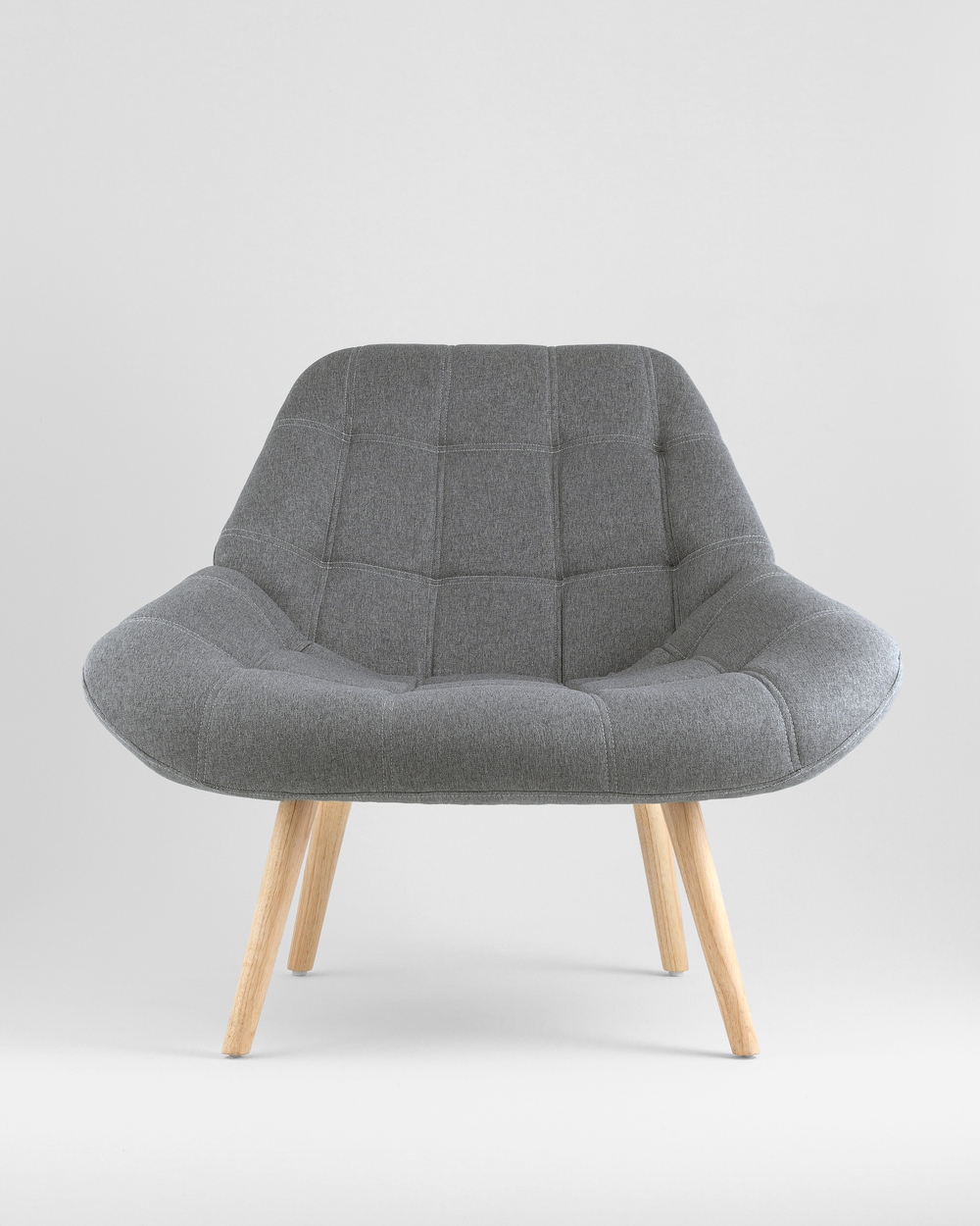 Кресло Олби Квадро серый