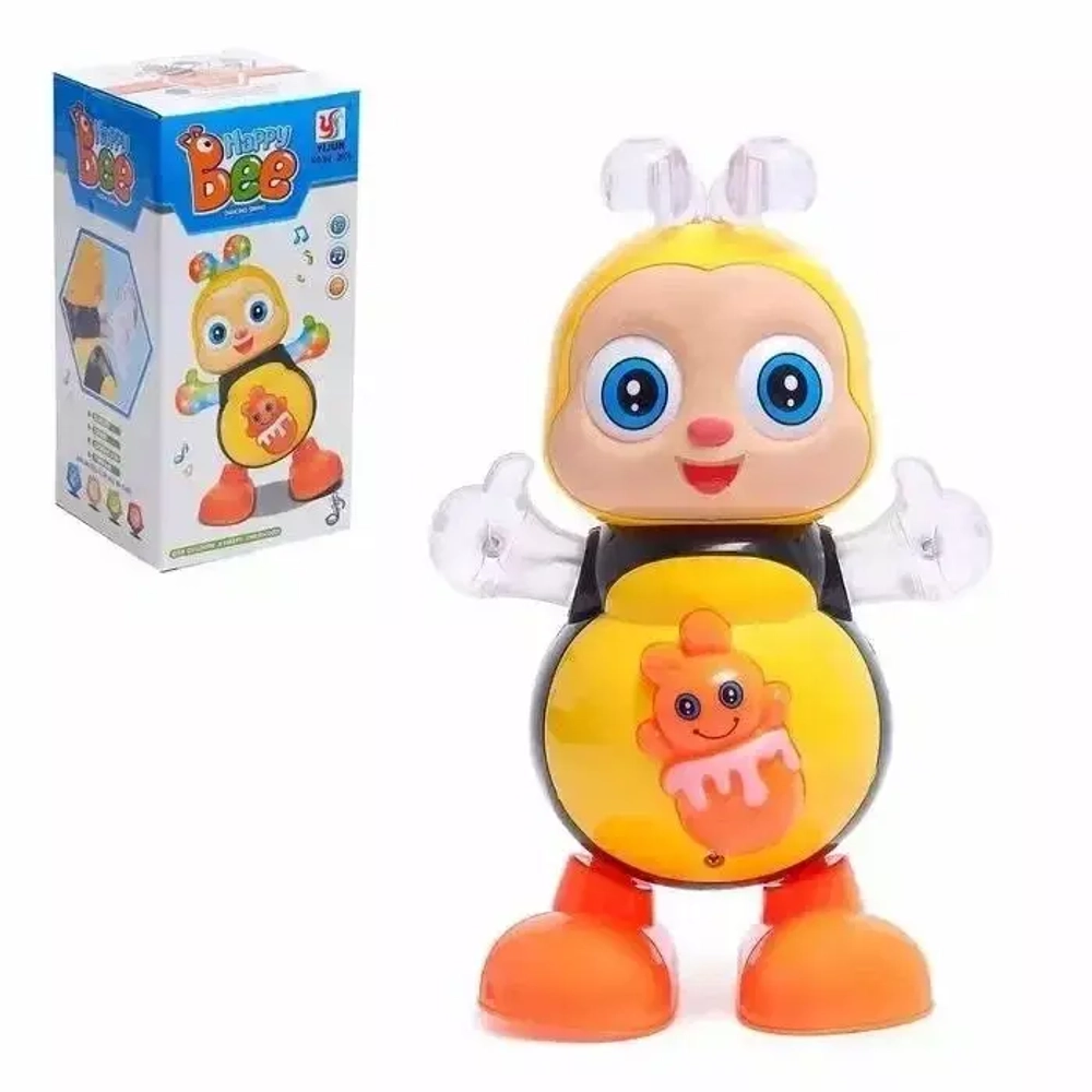Интерактивная игрушка Танцующая пчёлка со световыми и музыкальными эффектами "Happy Bee, Dancing Bee