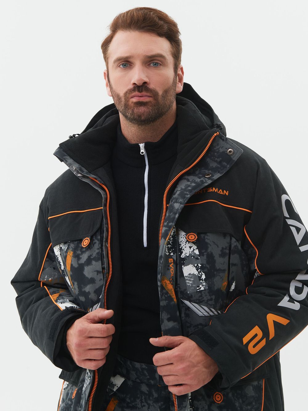 Костюм зимний Канада V-2 ткань Исландия цвет КМФ192/Черный