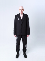 Пиджак "Бессмертный" с пайетками. Черный