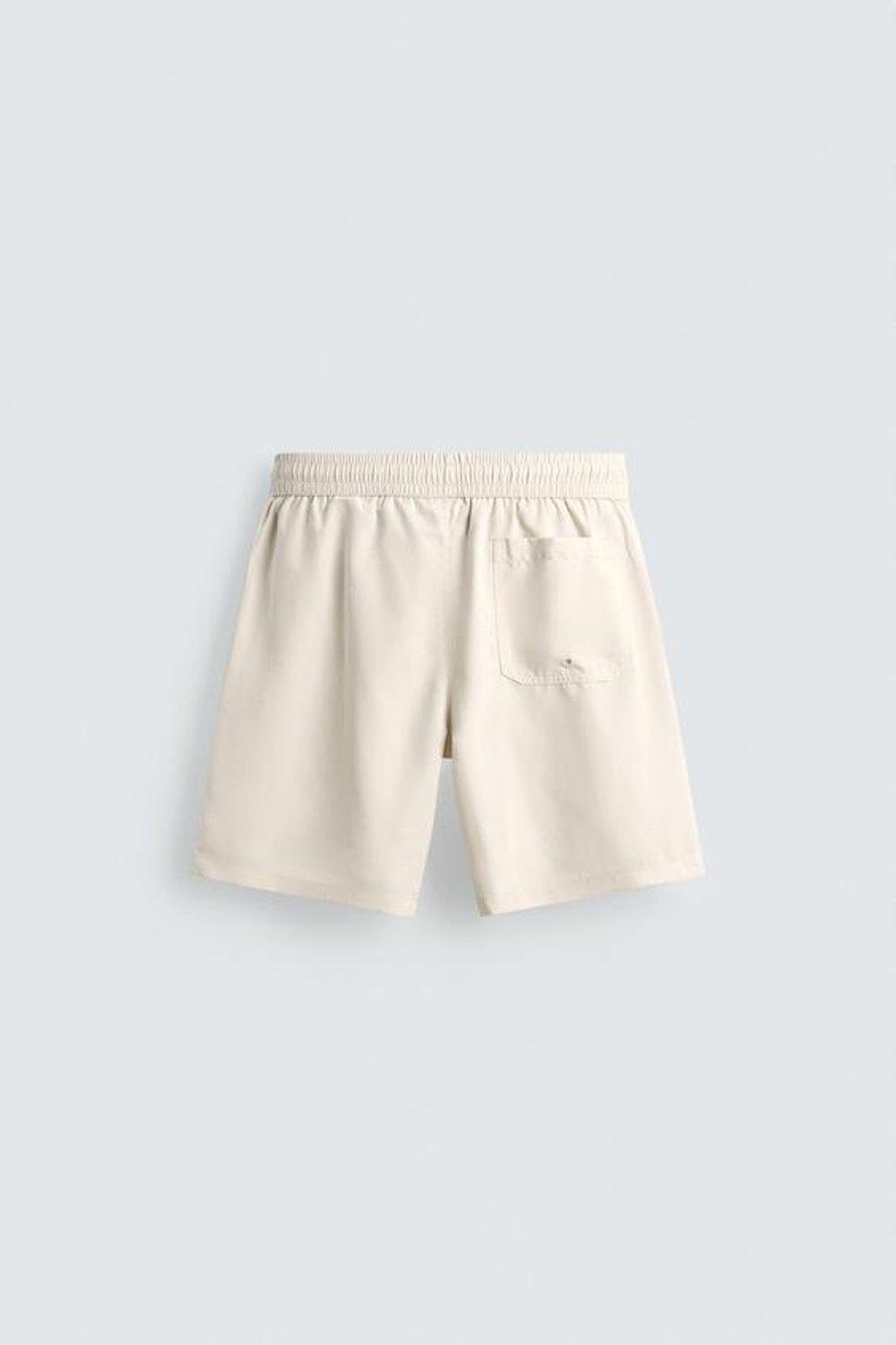 ZARA ДЛИННЫЕ ПЛАВКИ ИЗ МЯГКОЙ ТКАНИ, ЭКРЮ