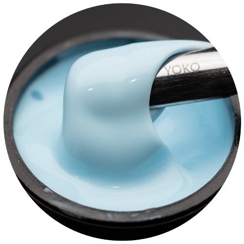 Опция Гель моделирующий самовыравнивающийся цветной "Небесный", 15 мл