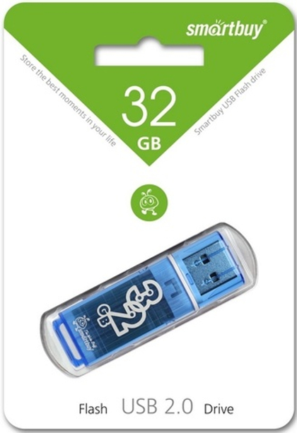 32GB USB Smartbuy Glossy series blue