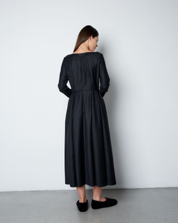 Платье из шерсти Берберри черный