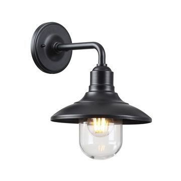 Уличный настенный светильник 4965/1W черный Campa Odeon Light